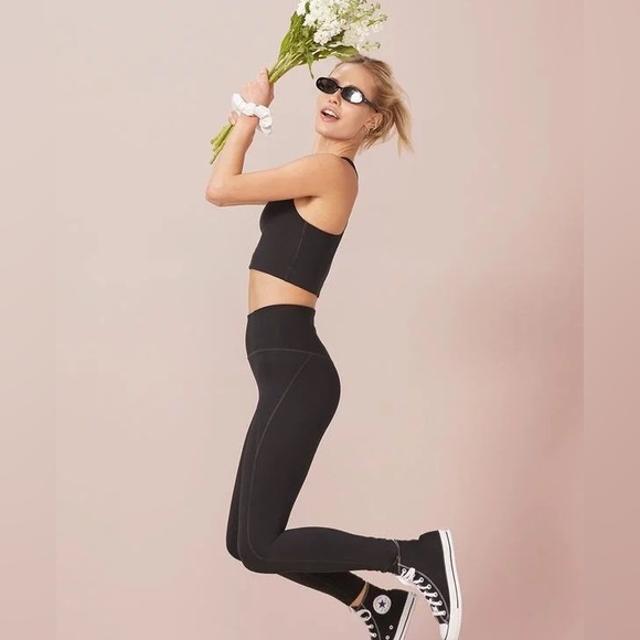 Girlfriend Collective Black High waist a compression Legging 💕 - Picture 5 of 6